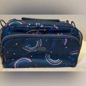 Lug TROLLEY CROSSBODY Rainbow Navy - Only used once!